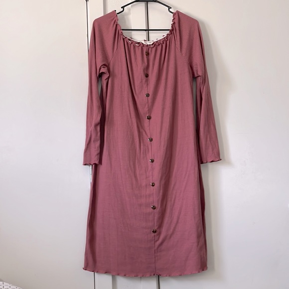 Mauve Sweater Dress - Picture 1 of 4